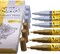 Pintar Acrylic Paint Markers - Pack of 6 Gold & Silver with 0.7 mm Tips